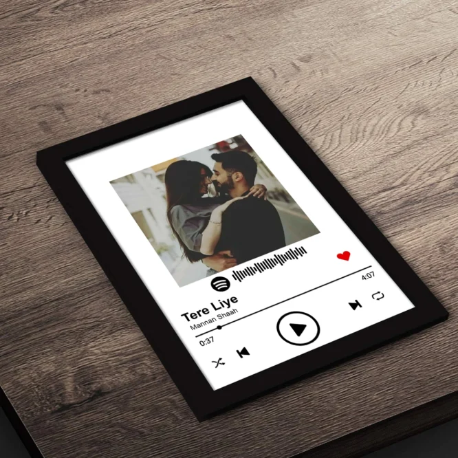 Customized Photo Frame With Spotify Music Printed - Image 6
